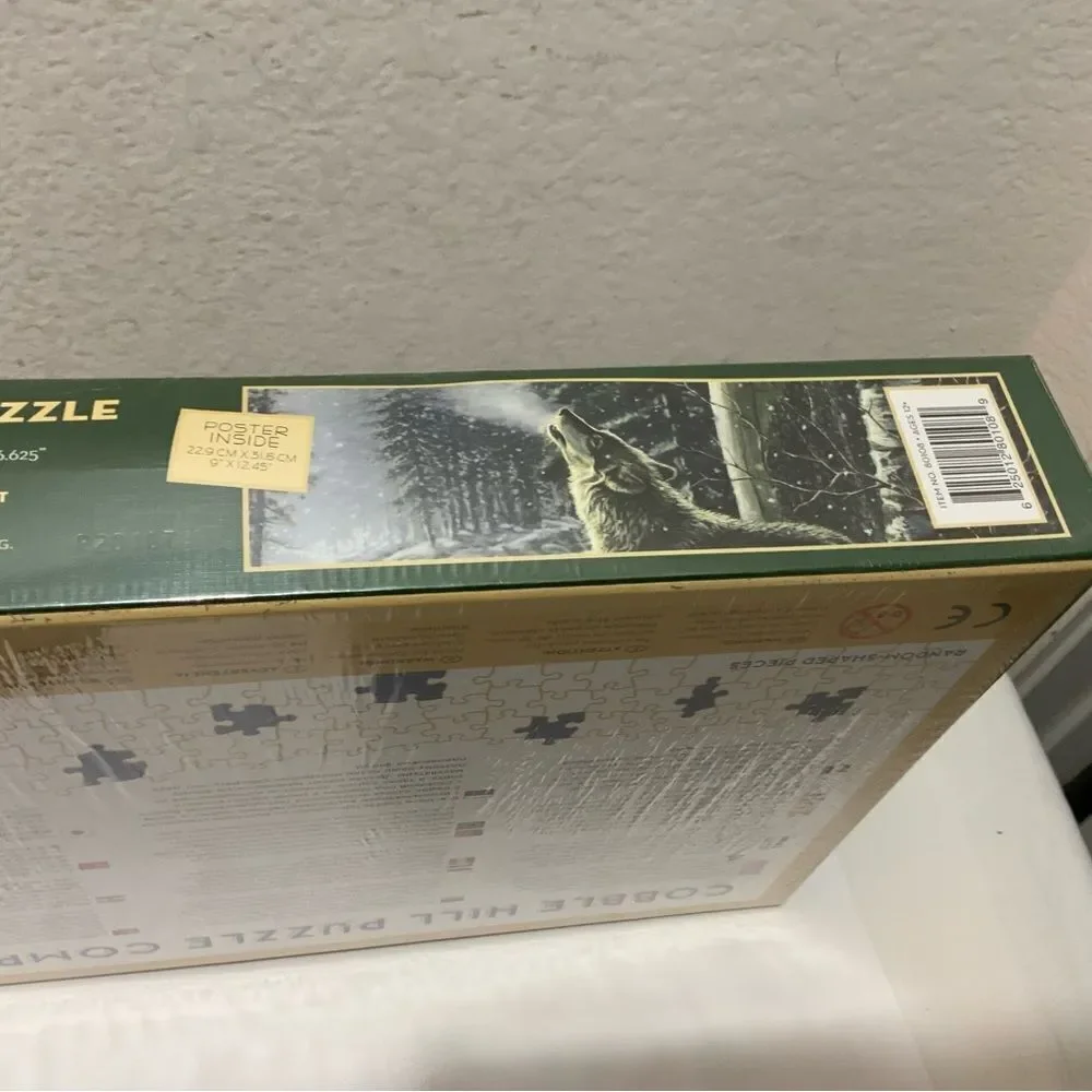 Cobble Hill Wolves by Moonlight 1000 Piece Puzzle new in box